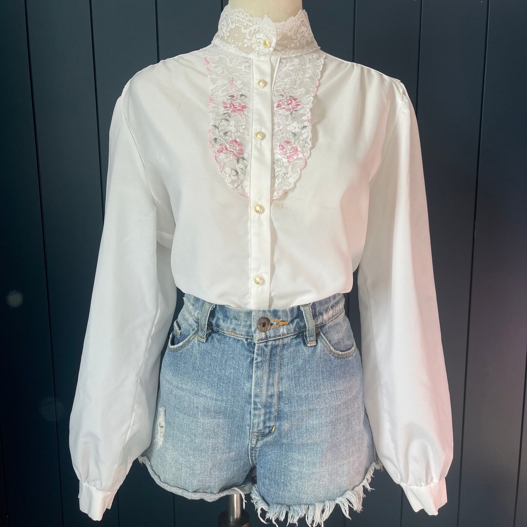 トップス eaphi vintage like lace blouse VINTAGE LIKE LACE BLOUSE
