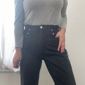 Vaqueros con tachuelas de los 80 Etsy Espana