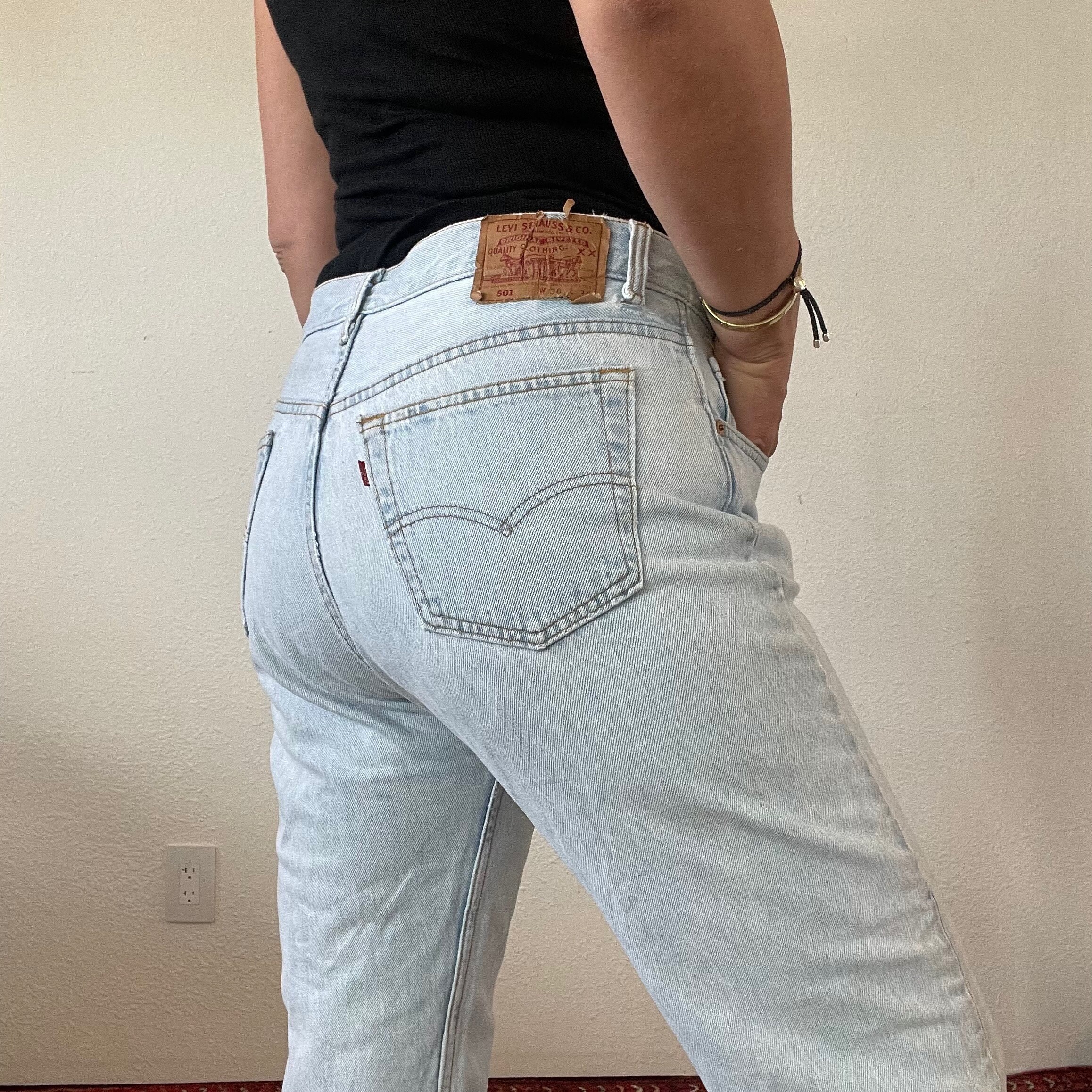 Vintage Light Blue Levis 501 Made in USA Size 34 X 30 - Etsy Vintage Light Blue Levis 501 Made in USA Size 34 X 30 - Etsy