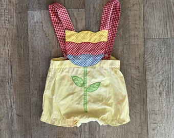 Buy Vintage Little BB Retro Baby K-mart Yellow Playsuit Baby Size