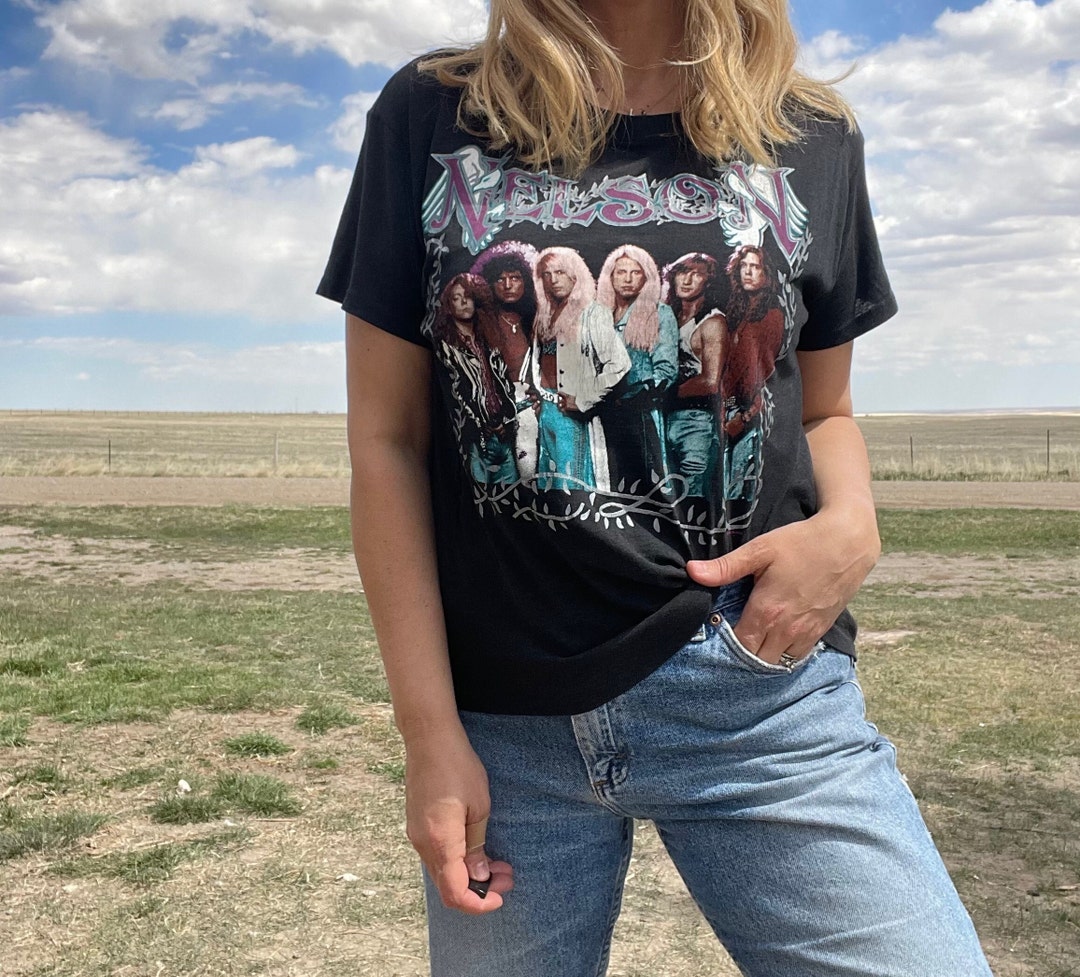 90s モーリスマローン HIPHOPSHOP フェード ネイビー Tシャツ il_1080xN.6137041699_7d10.jpg