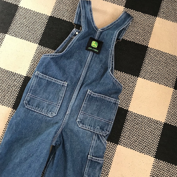 Vintage Little BB Unisex Kids Denim Overalls Size… - image 3