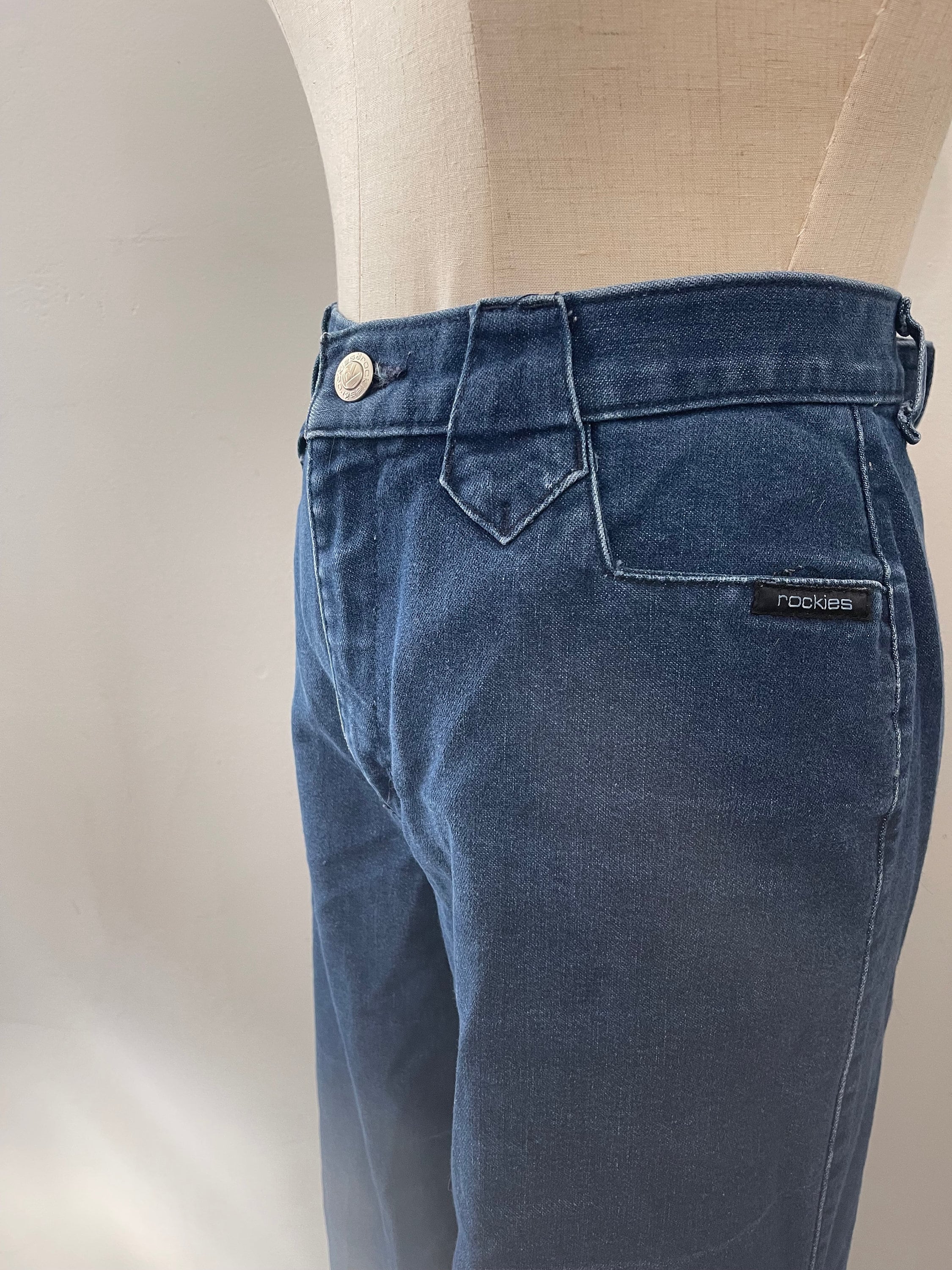 Vintage Rockies Indigo Blue High Waist 
