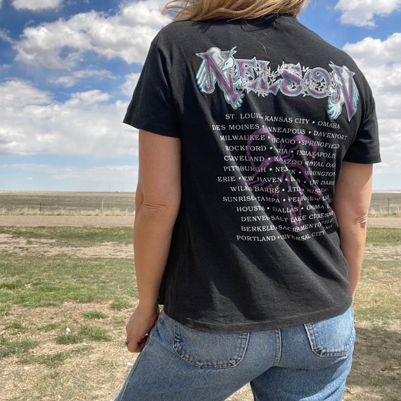 Mirror Mirror X BB West 90s Vintage Nelson Tour Band T-shirt - Etsy