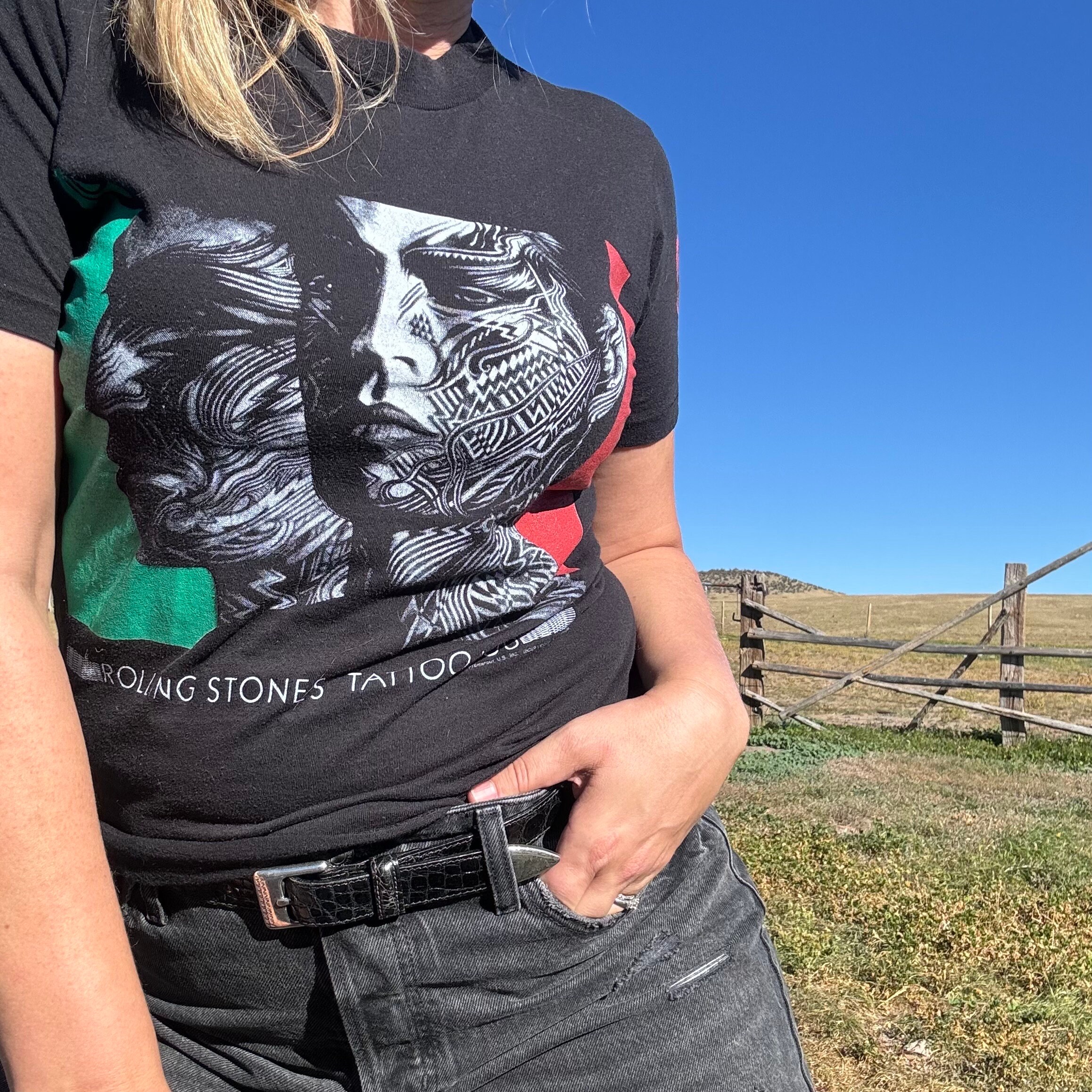 Vintage 1989 Rolling Stones Tattoo You North American Tour 
