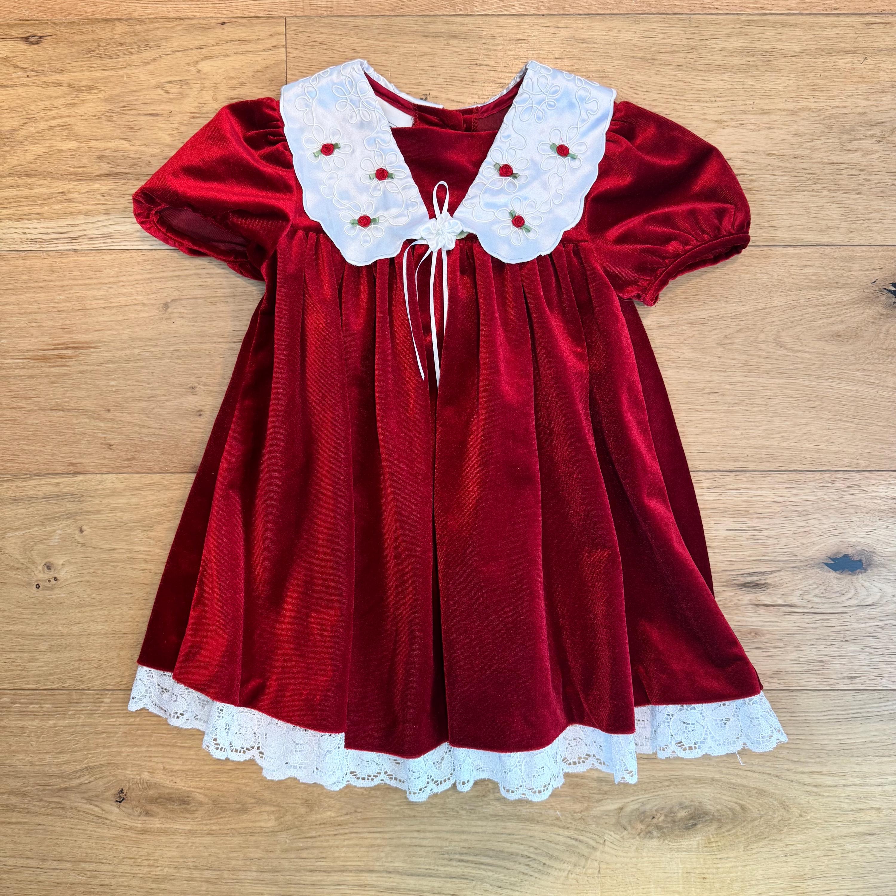 Vintage Christmas Toddler Dress 4t - Etsy
