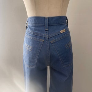 Vintage Light Blue High Waist Retro Jeans Size 24 x 30