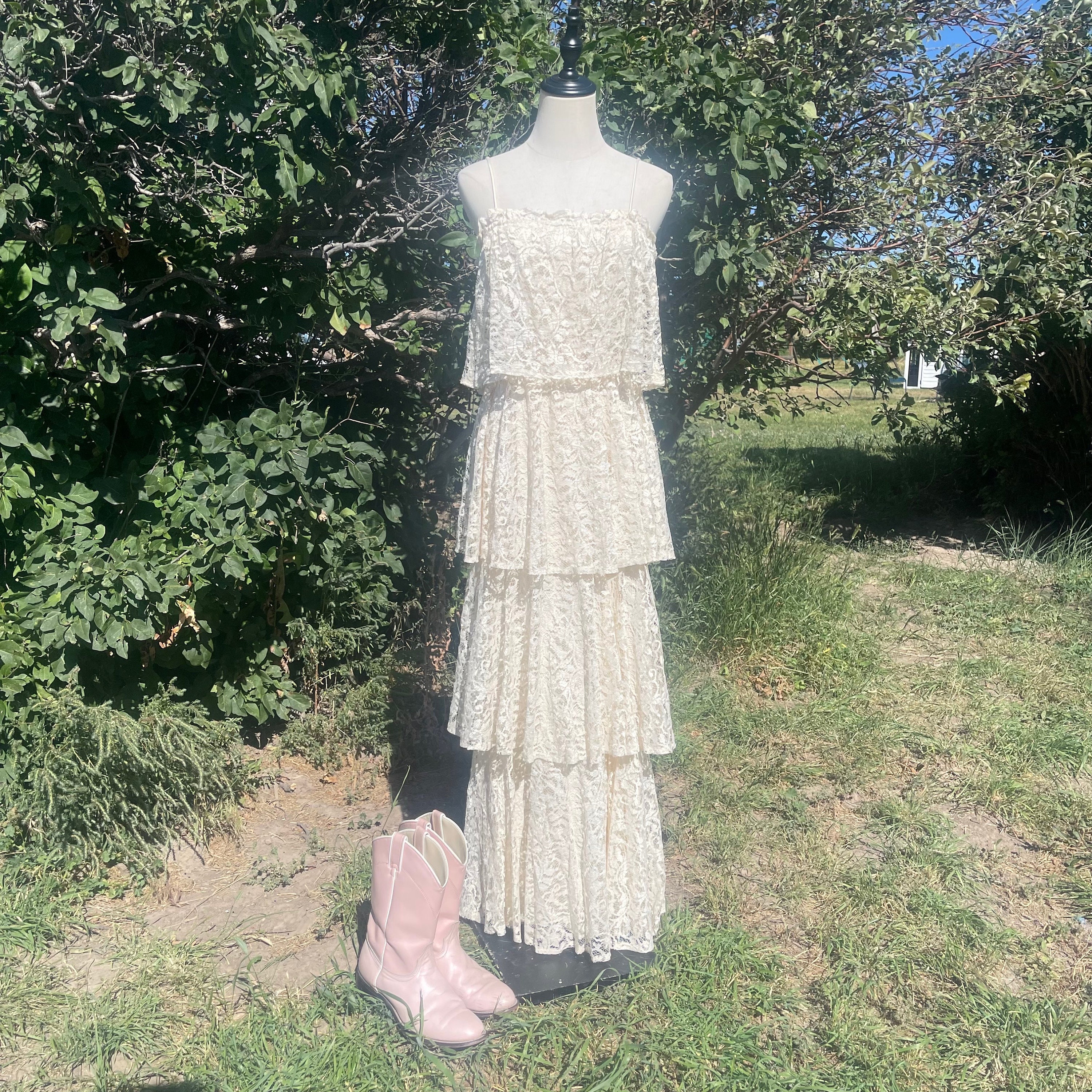 Young Edwardian arpeja ビンテージドレス Vintage Young Edwardian By Arpeja Black Label Wine Floral