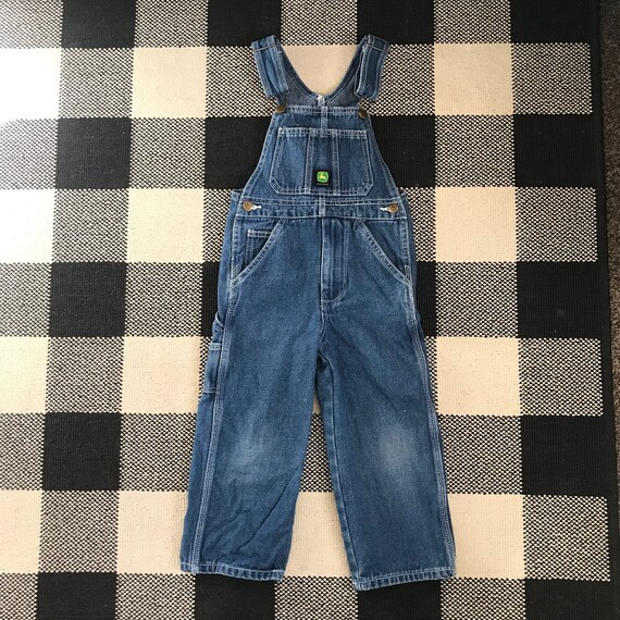 Vintage Little BB Unisex Kids Denim Overalls Size… - image 1