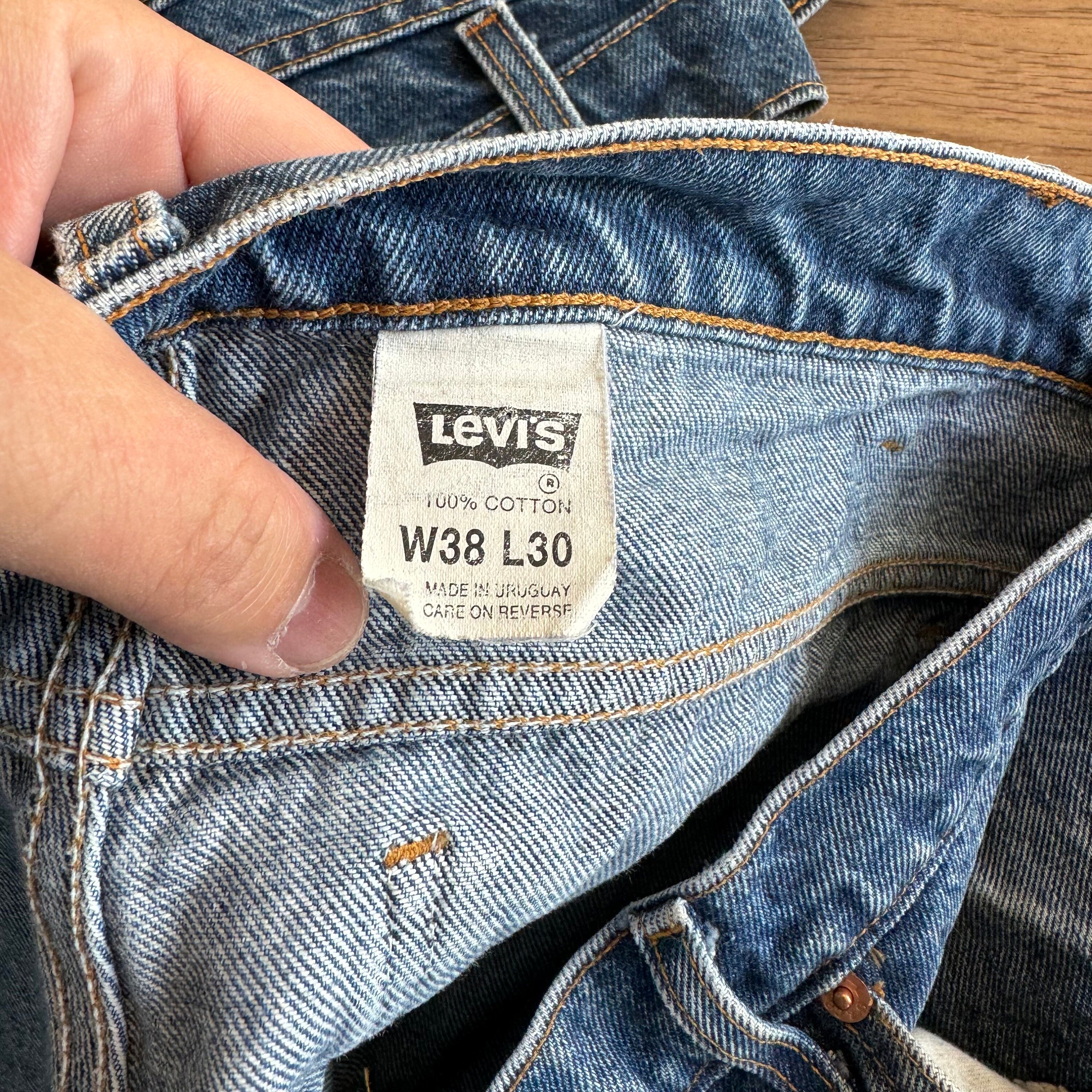 Vintage Levi's 550 Orange Tab 5 Pocket Jeans Size W36 L30 - Etsy