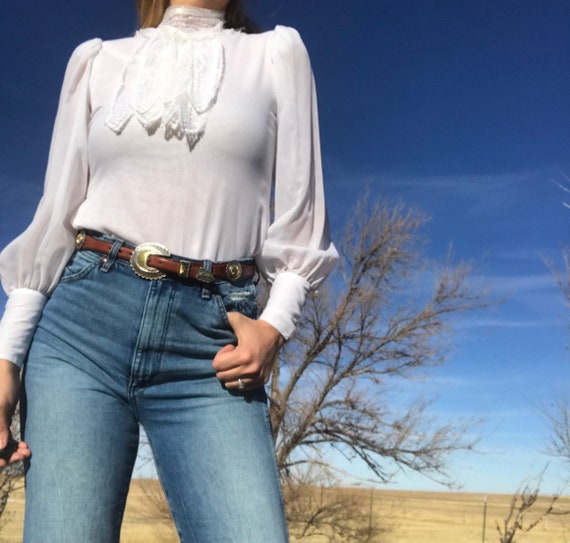 Vintage 70s Jessica's Gunnies San Francisco White
