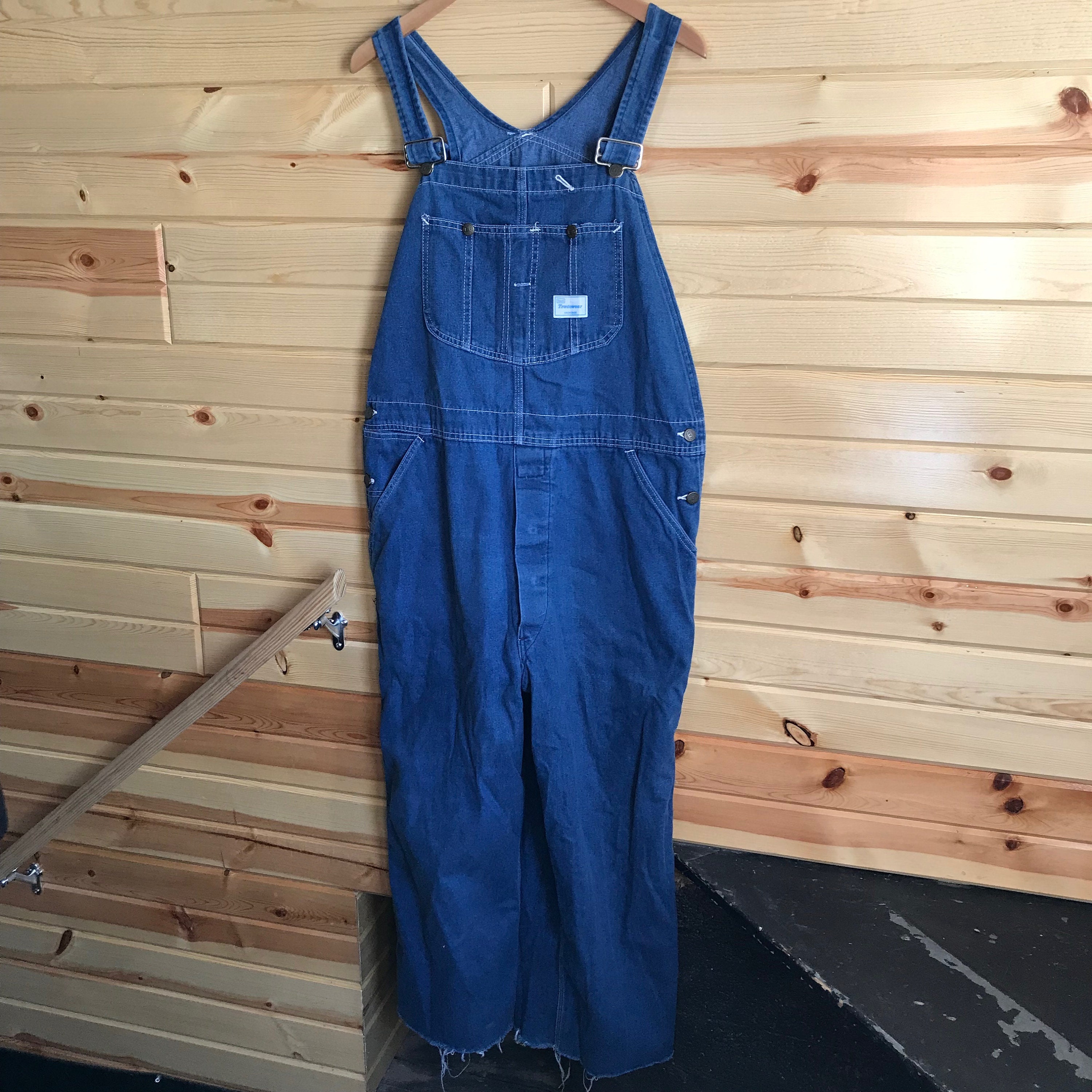 Vintage Sears Tradewear Union Made Denim Overalls | Etsy