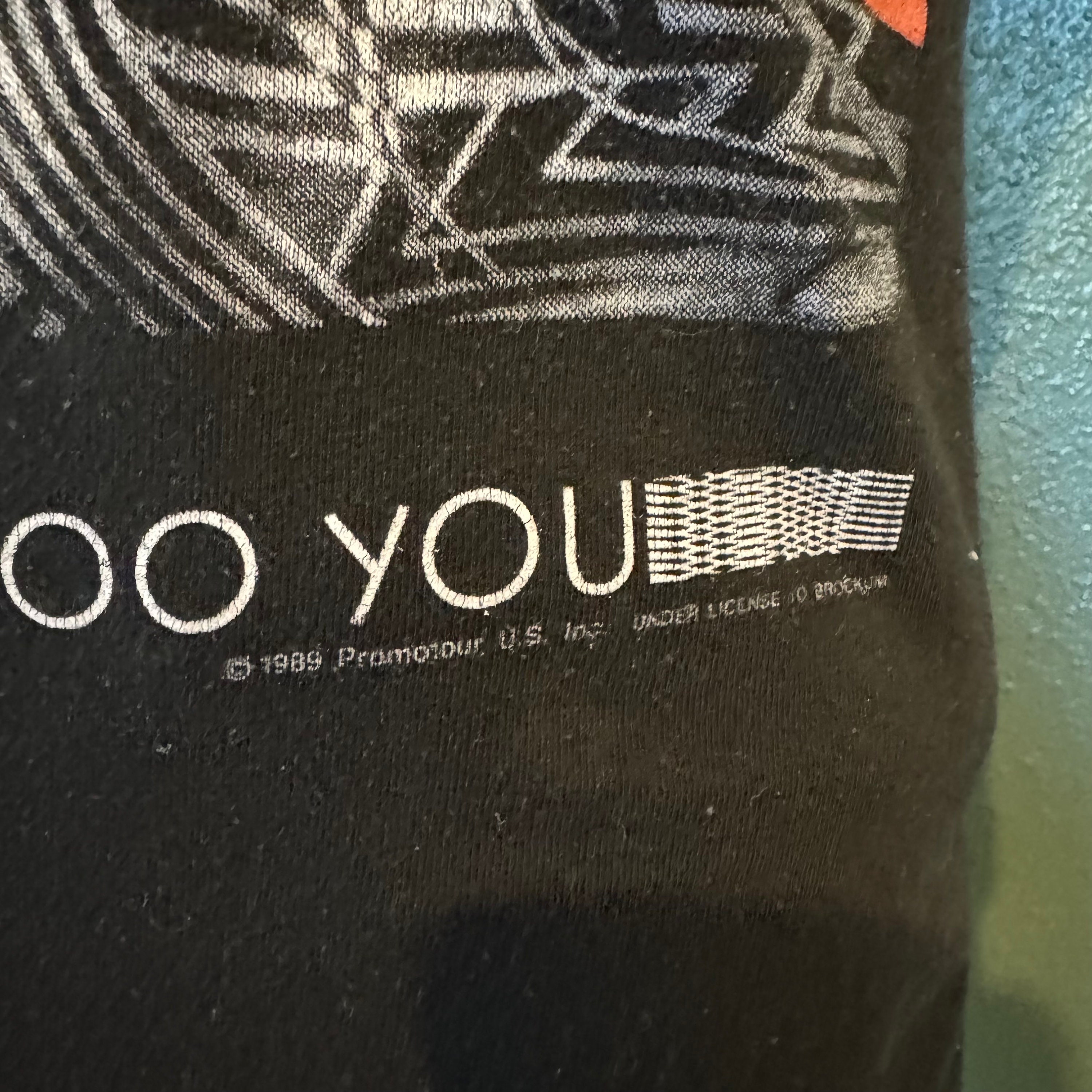 Vintage 1989 Rolling Stones Tattoo You North American Tour 
