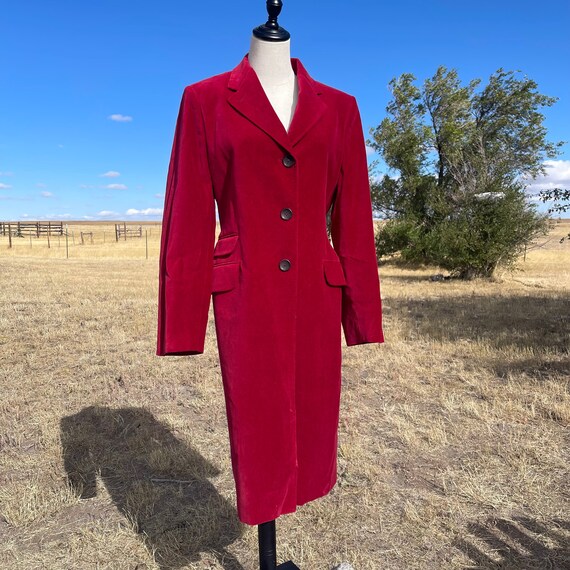 Vintage Red Velvet Coat Gem