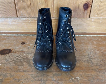 Kiltie Lace up Granny Roper - Etsy 