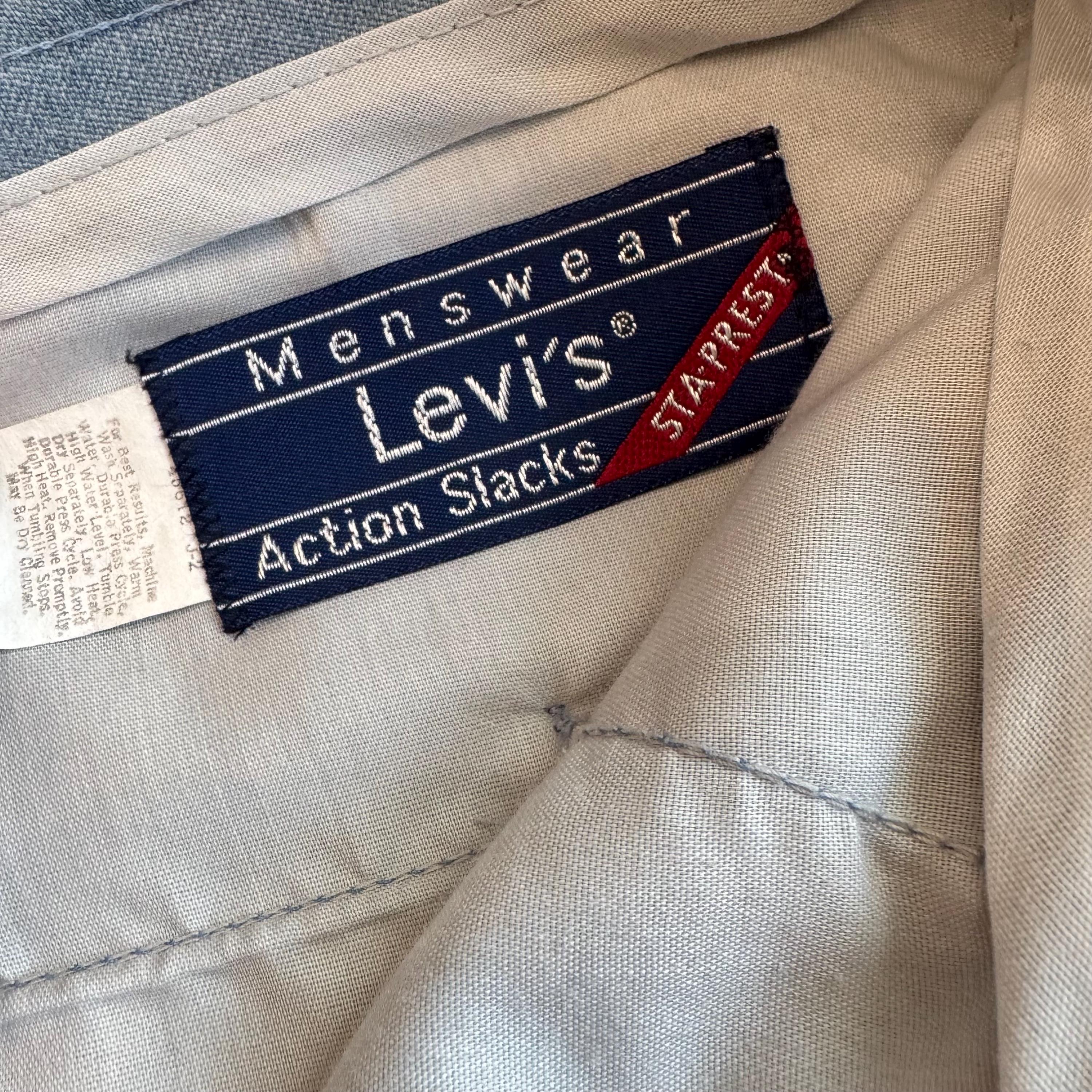 Vintage 70s/80s Pale Blue Levis Action Slacks W28 Inseam 29.5 - Etsy