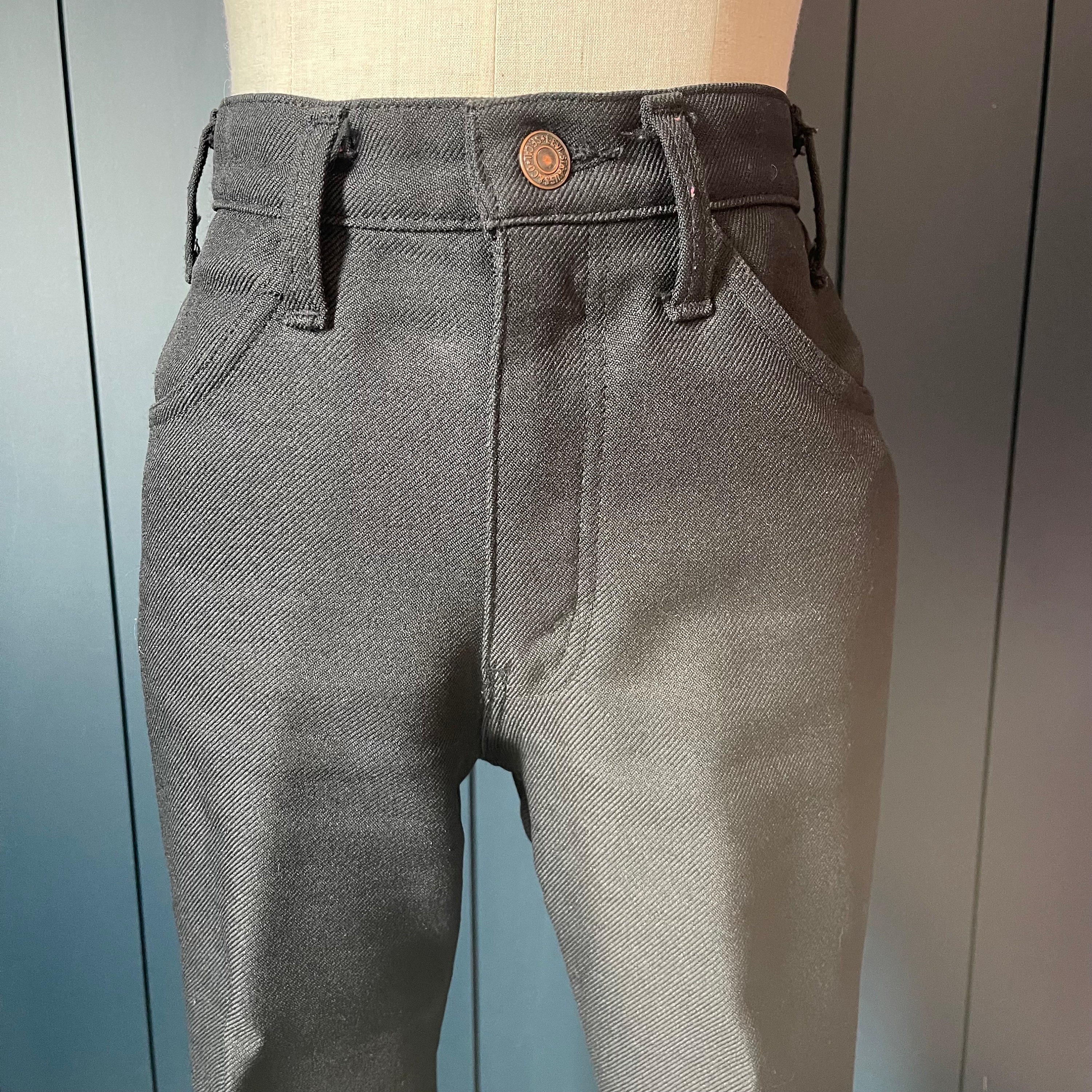 Levis Big”E” Brown Sta Prest VTG 70's Black Gold Tab Talon