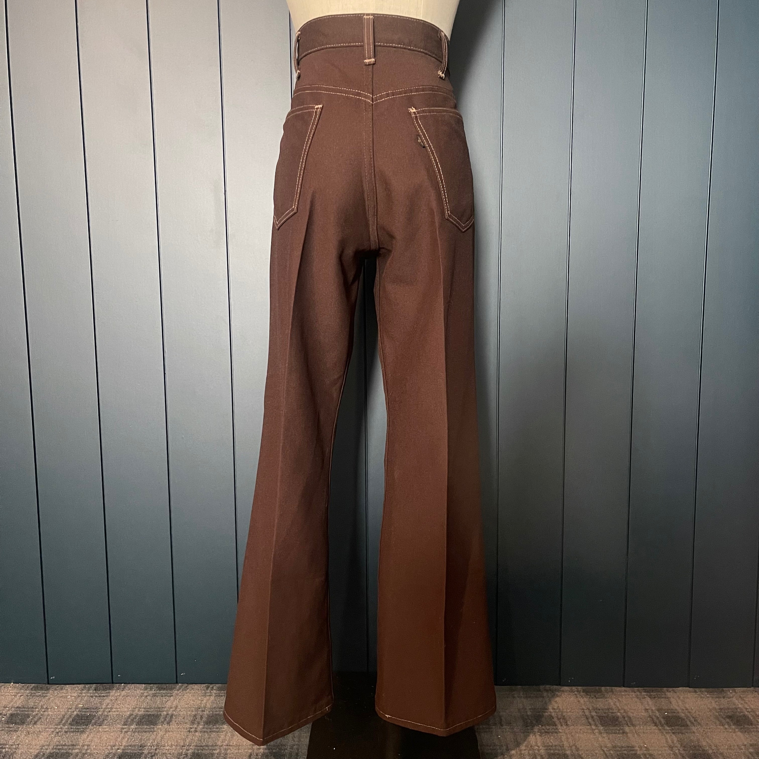Vintage 60s Levi's Black/gold Tab Western Brown Rancher Vintage 60s Levi's Black/gold Tab Western Brown Rancher