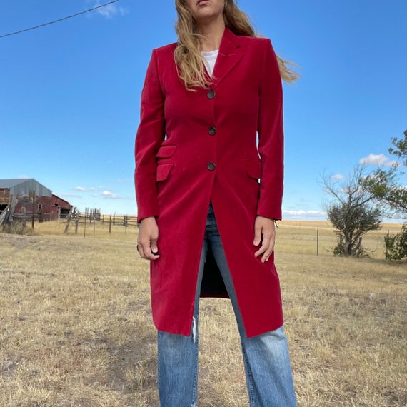 Vintage Red Velvet Coat Gem