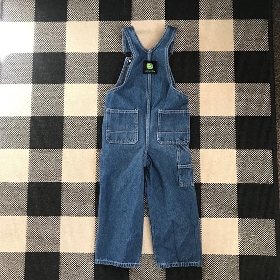 Vintage Little BB Unisex Kids Denim Overalls Size… - image 2