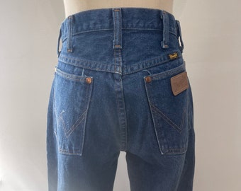 Vintage Wrangler Dunkelblau High Waist Western Jeans 66 x 34