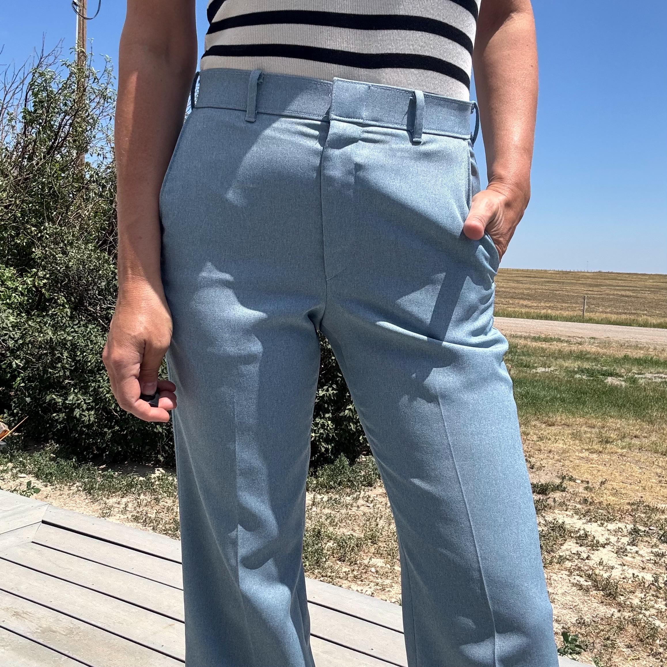 Vintage 70s/80s Pale Blue Levis Action Slacks W28 Inseam 29.5 - Etsy