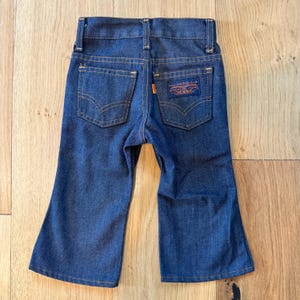 Vintage Little BB Toddler RARE Levis Hardware Jeans with Flared Leg Size 2T