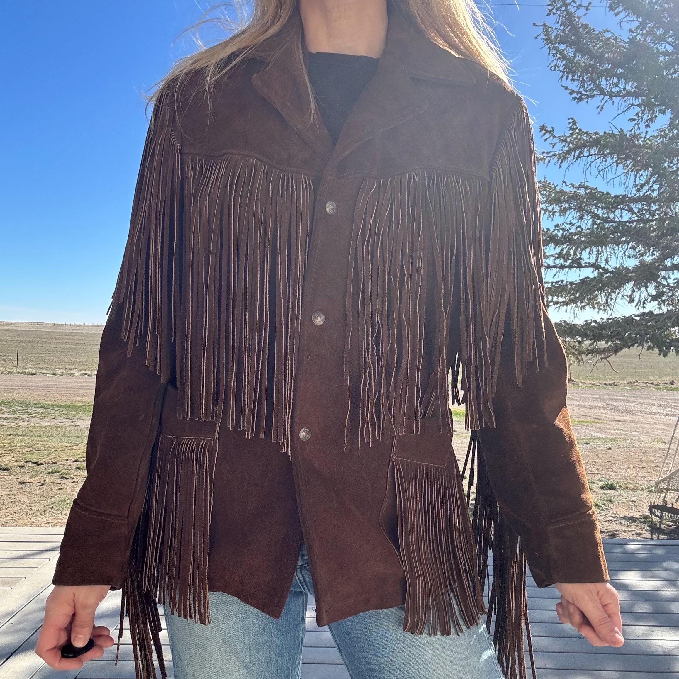 Buy Schott Fringe Jacket Online In India - Etsy India