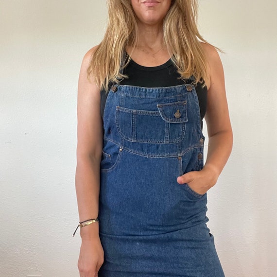 Vintage 90s Jordache Overall Style Denim Straight… - image 6