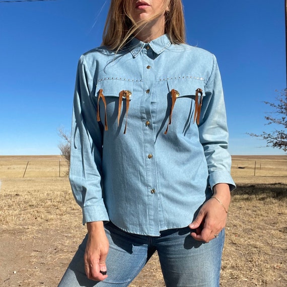 Denim Western Shirt