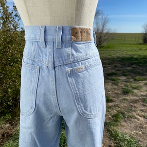 Vintage Azzurro High Waist Lee Riders Taglia 29x30