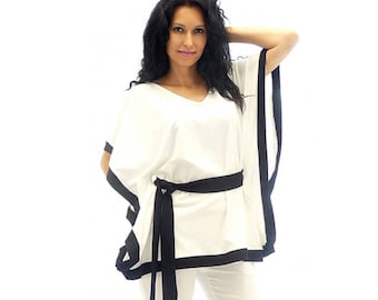 Tunic in White and Black