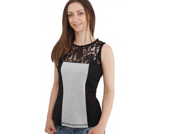 Women Tank-top, with lace