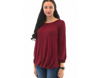 long maxi blouses