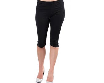 Knee Length Leggings - Etsy