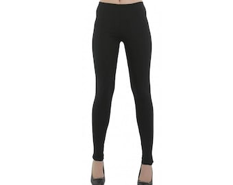 Zwarte leggings / dames leggings / plus size leggings / yoga broek / yoga leggings / fitness leggings / sport leggings / lange leggings