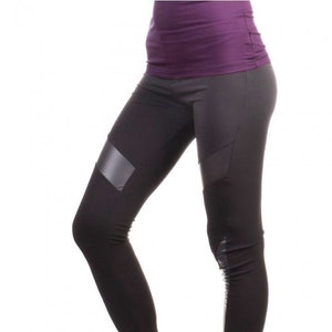 Black leggings / gym leggings / women leggings / plus size leggings / sport leggings / long leggings / lady leggings / yoga leggings