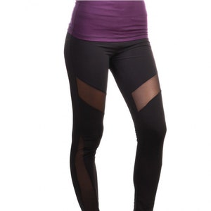 Black leggings / gym leggings / women leggings / plus size leggings / sport leggings / long leggings / lady leggings / tight leggings