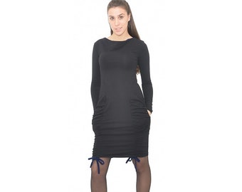 Black Knee Length Dress