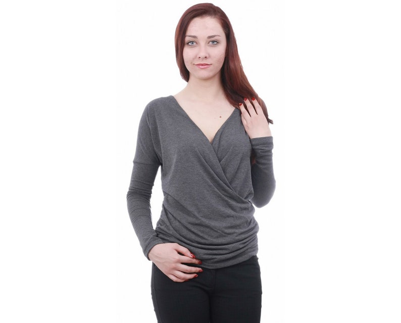 Gray Blouse image 7