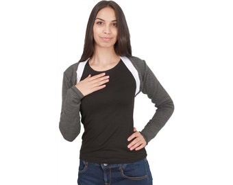 Black Bolero, Knitted Bolero, Winter Bolero, Black Shrug, Knitted Shrug, Women Bolero, Plus Size Bolero, Oversize Bolero