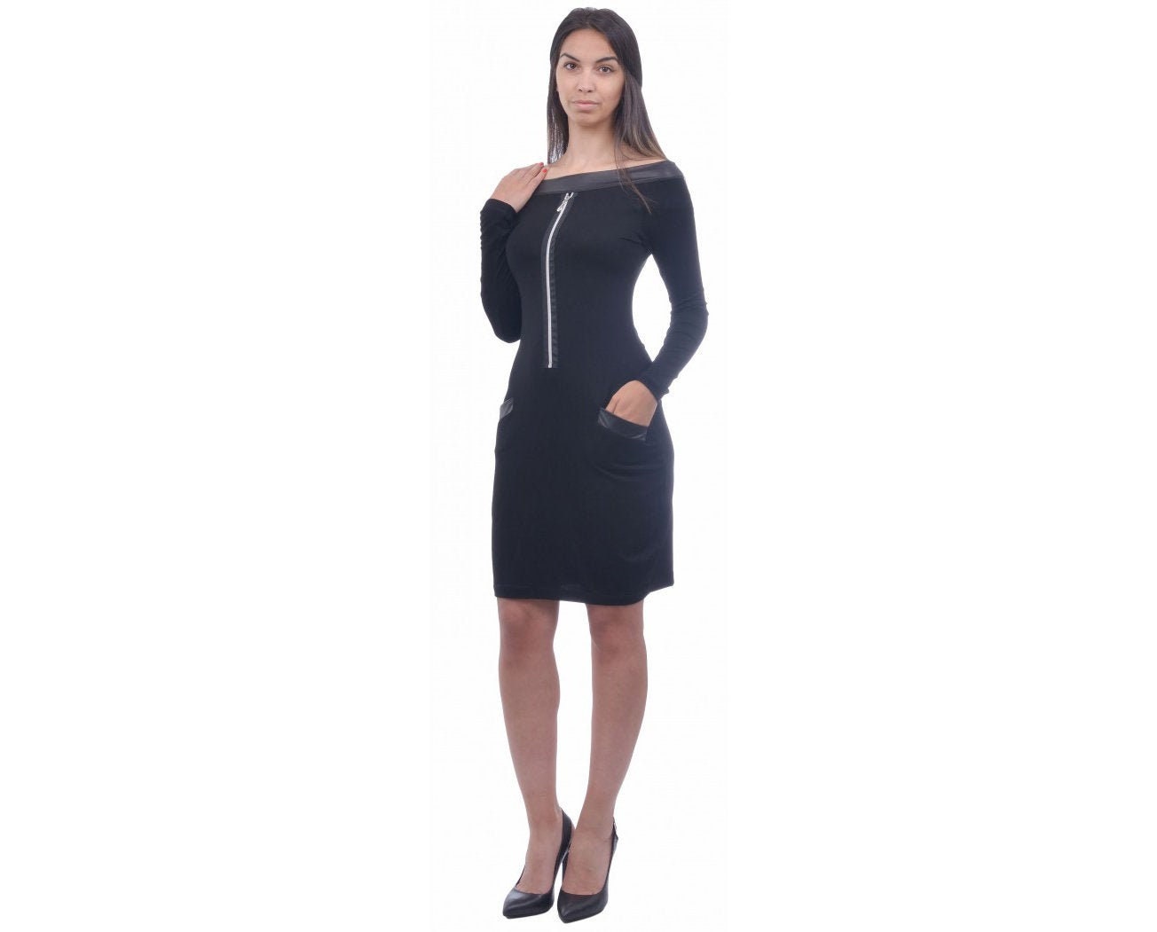 fitted mid length dresses