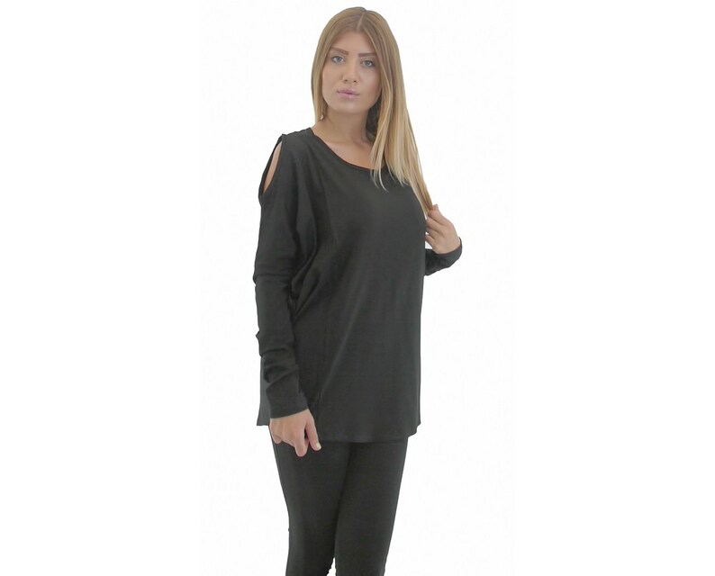 Plus Size Maxi Blouse Balloon Blouse 5XL 4XL Black Women Blouse Oversize Blouse Loose Blouse Long Sleeves Flaved Blouse Baggy Blouse
