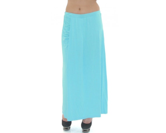 Elastic waist wrap skirt hot sale