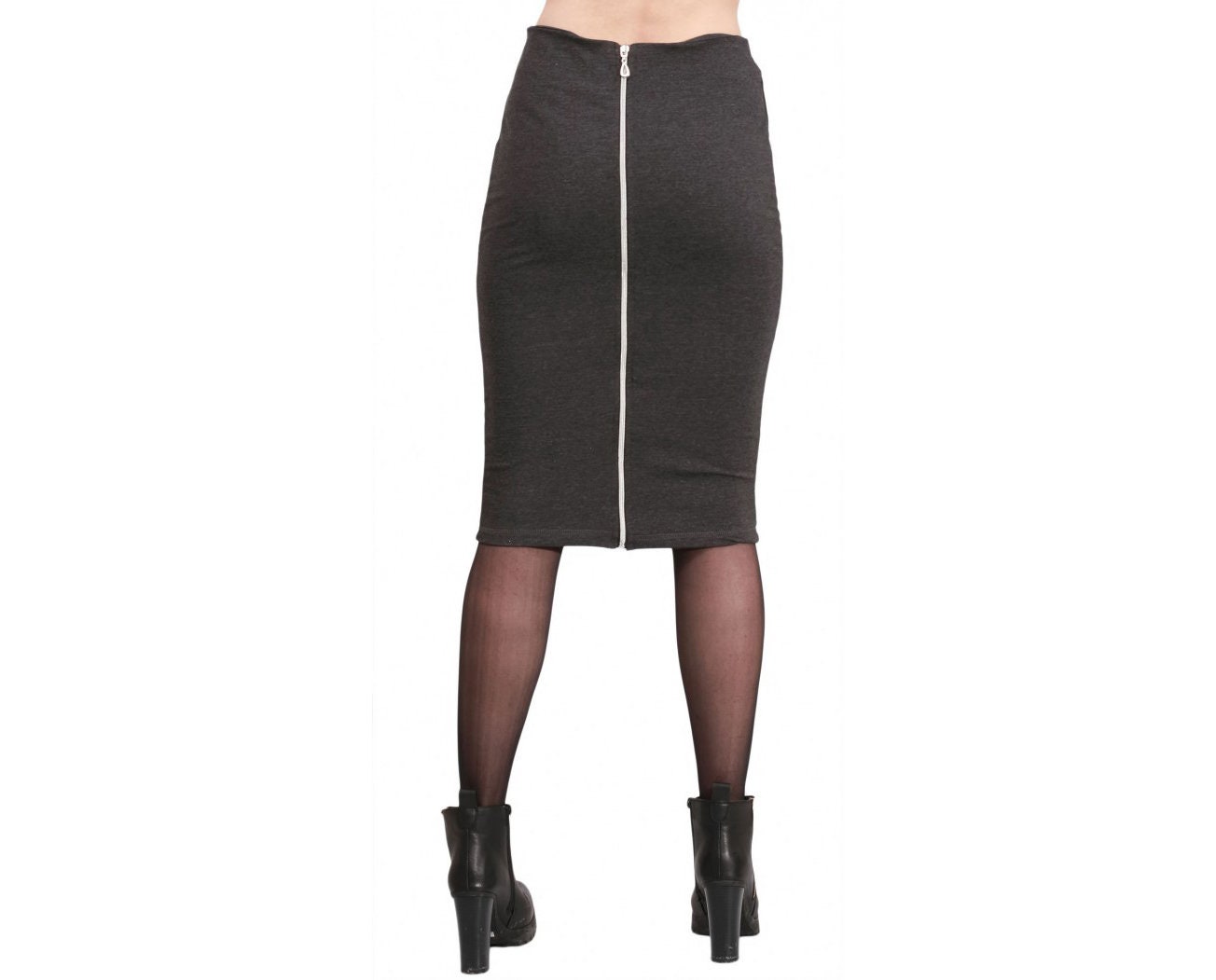 SHEIN Tall Zip Up Pencil Skirt | SHEIN EUR