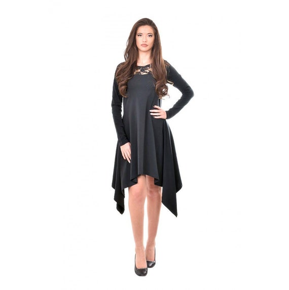 black evening long dress Ball Black Evening Dress