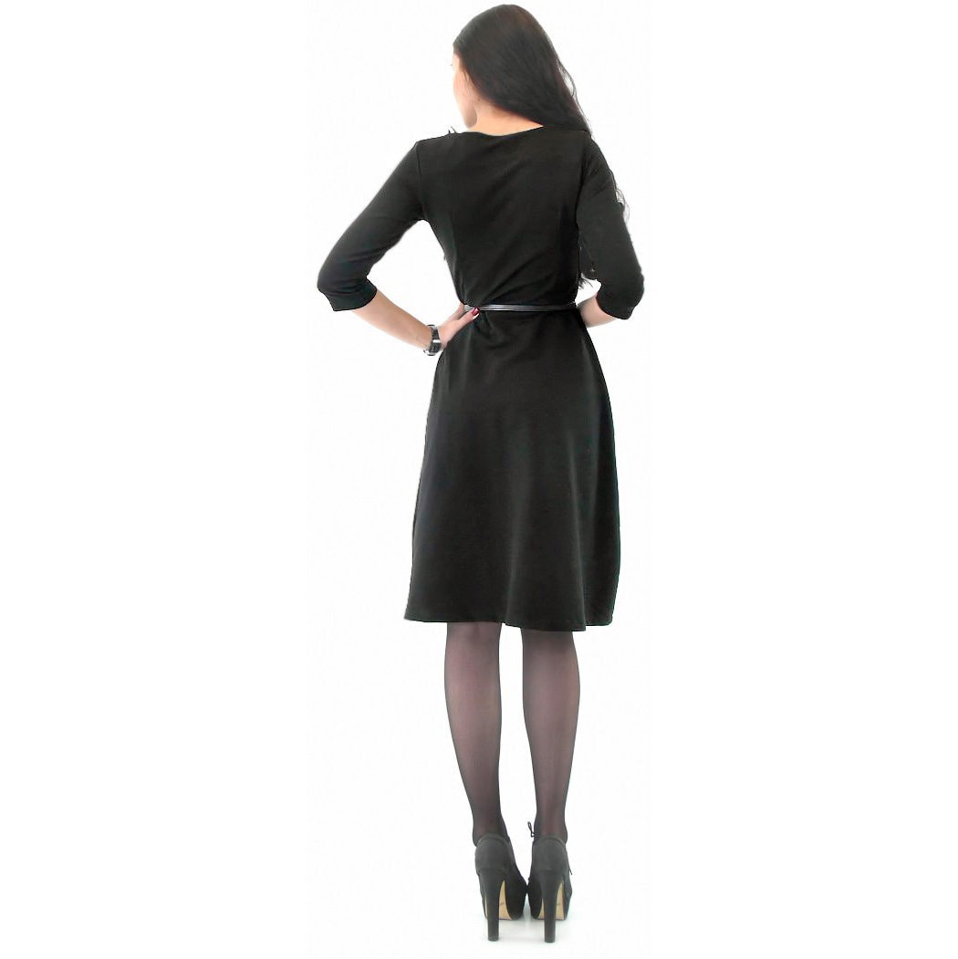 black faux dress Always Ready Black Faux Leather Dress – Shop the Mint main image 0