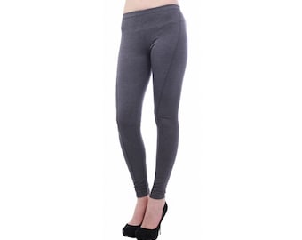 High Waist Leggings / gray leggings / Yoga pants / women leggings / plus size leggings / yoga leggings