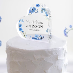 Personalized Wedding Gifts for Couples, Wedding Cake Topper, Wedding Day Sign, Custom Cake Toppers, Wedding Decor, Couple Wedding Keepsake