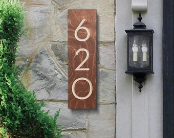 House Number Sign Horizontal, Vertical, Address Sign for House, Number Plate, Address Plaque, Number Sign, House Number Sign
